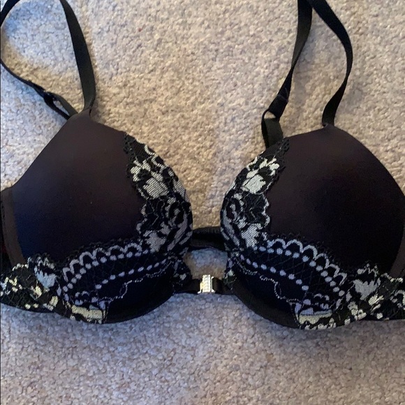 Set of 3 Bras - Black pink lace - Picture 3 of 6